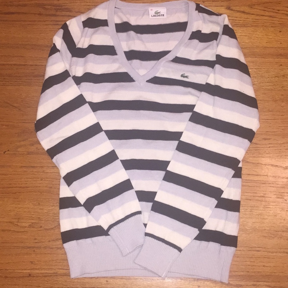 Lacoste striped sweater - size 40